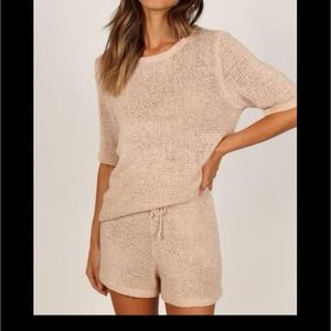 Cozy Cream Knit Lounge Set